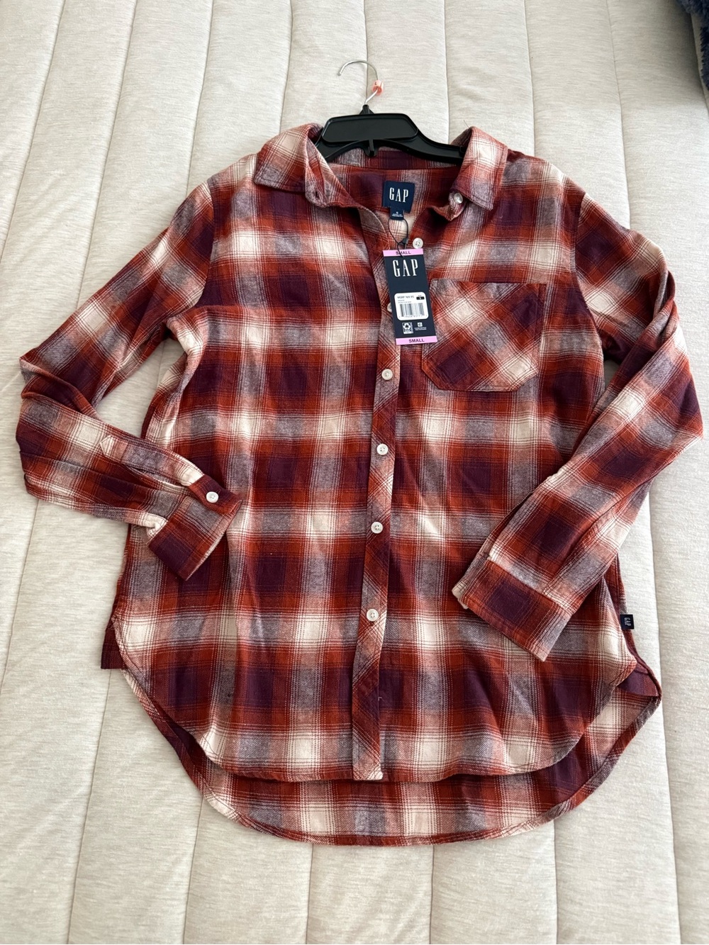 Burnt Orange Flannel